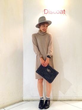 「Discoat Parisien」｜「アイテム（その他シューズ）」を使った、_a_n_c_o___さん（レディース・158cm）の秋コーディネート