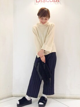 「Discoat」｜_a_n_c_o___さん（レディース・158cm）の冬コーディネート