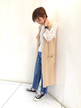 「Discoat」｜_a_n_c_o___さん（レディース・158cm）の春コーディネート