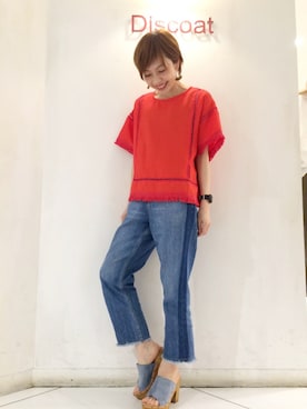 「Discoat」｜_a_n_c_o___さん（レディース・158cm）の春コーディネート