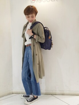 「Discoat」｜「アイテム（その他アウター）」を使った、_a_n_c_o___さん（レディース・158cm）の春コーディネート