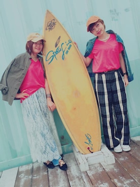 「Discoat Parisien」｜「アイテム（デニムジャケット）」を使った、_a_n_c_o___さん（レディース・158cm）の春コーディネート
