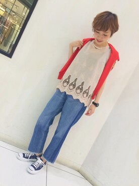 「Discoat」｜_a_n_c_o___さん（レディース・158cm）の春コーディネート