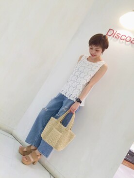 「Discoat」｜_a_n_c_o___さん（レディース・158cm）の春コーディネート