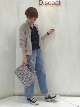 「Discoat」｜_a_n_c_o___さん（レディース・158cm）の夏コーディネート