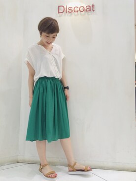 「Discoat」｜_a_n_c_o___さん（レディース・158cm）の夏コーディネート