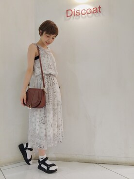 「Discoat」｜_a_n_c_o___さん（レディース・158cm）の夏コーディネート