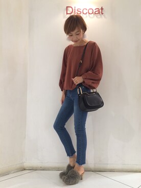 「Discoat Parisien」｜「アイテム（その他シューズ）」を使った、_a_n_c_o___さん（レディース・158cm）の秋コーディネート