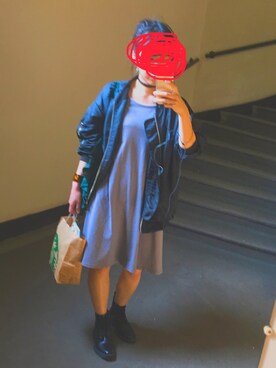 「OZOC（オゾック）のアイテム（バングル/リストバンド）」を使った、◉maaa⁑さん（レディース・158cm）の秋コーディネート