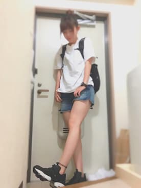 「アイテム（チョーカー）」を使った、hakoさん（レディース・162cm・20代）の夏コーディネート