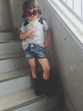 ma☺︎caさん(キッズ・100cm)の夏コーディネート