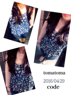 tomatomaさん（レディース・155cm）の春コーディネート
