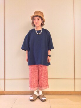 ナカヨシ サキさん（レディース・157cm）の夏コーディネート