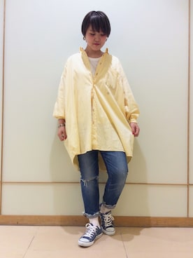 ナカヨシ サキさん（レディース・157cm）の春コーディネート