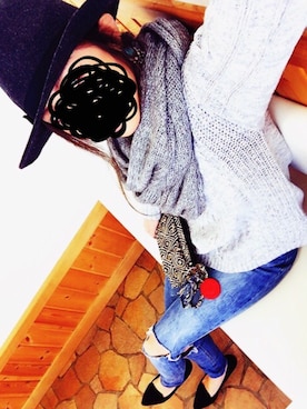 「BILLABONG（ビラボン）のアイテム（財布/小物）」を使った、♡miiiiii♡さん（レディース・160cm）の冬コーディネート