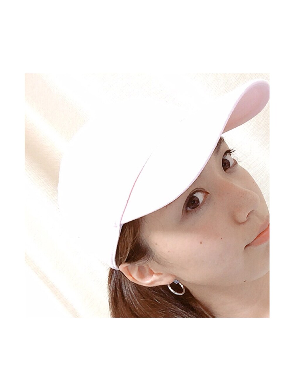 「キャップ、k-pop、ピンク、無地、ローキャップ」｜「WEGOのWEGO/LOWキャップ（キャップ、ピンク系）」を使った、Merbさん（レディース・158cm）の夏コーディネートの1枚目の写真
