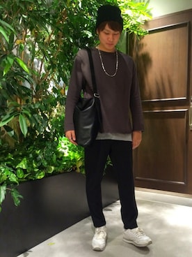 石村さん（メンズ・174cm）の秋コーディネート