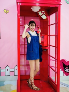 「アイテム（ワンピース）」を使った、chuuさん（レディース・163cm）の春コーディネート