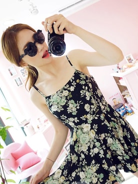 「アイテム（ワンピース/ドレス）」を使った、chuuさん（レディース・163cm）の春コーディネート