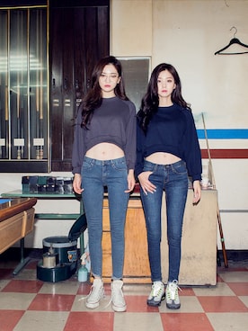 「chuu（チュー）のアイテム」を使った、chuuさん（レディース・164cm）の秋コーディネート