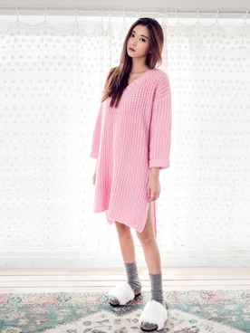 「chuu（チュー）のアイテム」を使った、chuuさん（レディース・164cm）の秋コーディネート