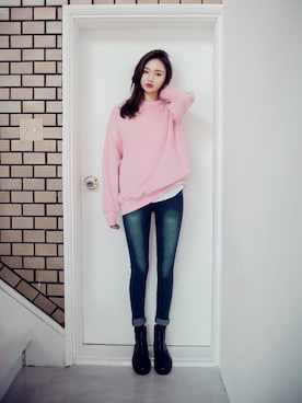 「ウォッシュデニム」｜chuuさん（レディース・164cm）の秋コーディネート