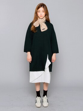 「Chuu」｜「アイテム（その他アウター）」を使った、chuuさん（レディース・164cm）の秋コーディネート