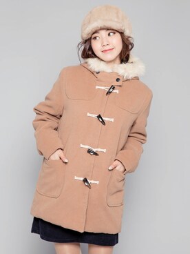 「Chuu」｜「アイテム（ダッフルコート）」を使った、chuuさん（レディース・164cm）の秋コーディネート