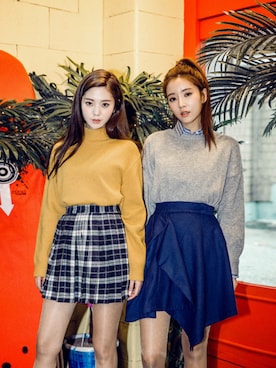 「chuu（チュー）のアイテム」を使った、chuuさん（レディース・164cm）の秋コーディネート