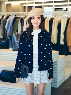 「chuu（チュー）のアイテム」を使った、chuuさん（レディース・164cm）の冬コーディネート