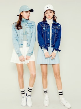「chuu（チュー）のアイテム」を使った、chuuさん（レディース・164cm）の冬コーディネート