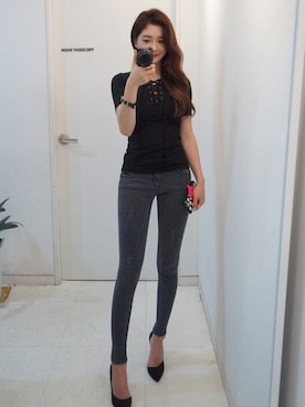 「セクシー」｜chuuさん（レディース・164cm）の春コーディネート