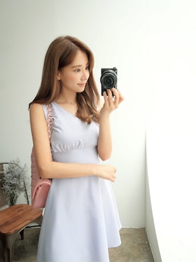 「Chuu」｜「アイテム（ワンピース/ドレス）」を使った、chuuさん（レディース・164cm）の夏コーディネート