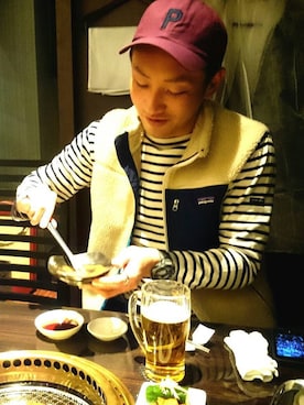 「SAINT JAMES（セントジェームス）のアイテム」を使った、kazuさん（メンズ・175cm）の冬コーディネート