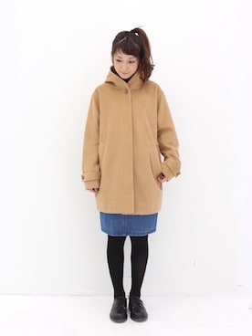 「nusy（ヌージー）のアイテム」を使った、ｉｙｕさん（レディース・157cm）の秋コーディネート