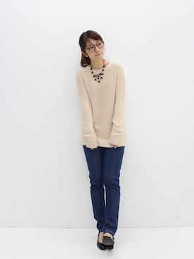 「nusy（ヌージー）のアイテム」を使った、ｉｙｕさん（レディース・157cm）の秋コーディネート