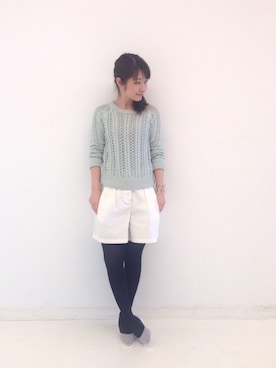 「nusy（ヌージー）のアイテム」を使った、ｉｙｕさん（レディース・157cm）の春コーディネート