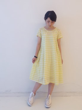 「アイテム（ワンピース/ドレス）」を使った、ｉｙｕさん（レディース・157cm）の春コーディネート