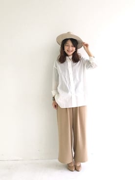 「haco!（ハコ）のアイテム」を使った、ｉｙｕさん（レディース・157cm）の冬コーディネート