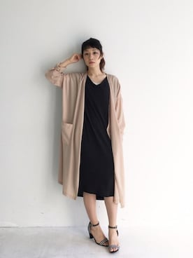 「haco!（ハコ）のアイテム（その他アウター）」を使った、ｉｙｕさん（レディース・157cm）の春コーディネート
