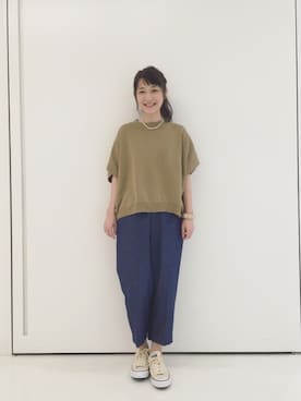 「haco!（ハコ）のアイテム（アクセサリー）」を使った、ｉｙｕさん（レディース・157cm）の春コーディネート
