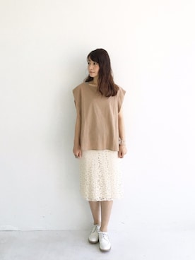 「アイテム（ドレスシューズ）」を使った、ｉｙｕさん（レディース・157cm）の春コーディネート