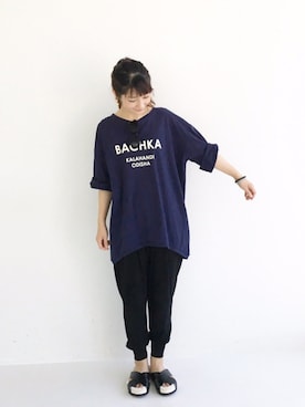 「ジョガーパンツ」｜ｉｙｕさん（レディース・157cm）の夏コーディネート