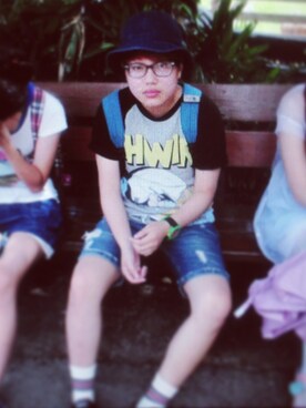 賴皮さん（メンズ・159cm）の夏コーディネート