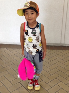ゆゆさん（キッズ・110cm）の夏コーディネート
