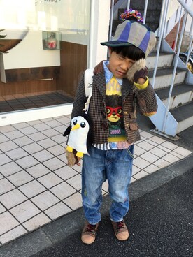 ゆゆさん（キッズ・110cm）の冬コーディネート