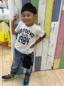 ゆゆさん（キッズ・120cm）の夏コーディネート