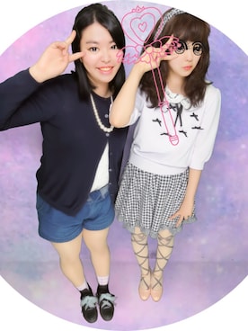「one after another NICE CLAUP（ワンアフターアナザーナイスクラップ）のアイテム」を使った、ハロンさん（レディース・161cm）の春コーディネート
