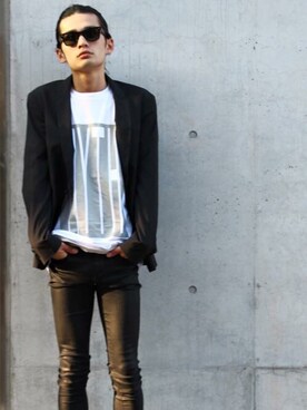 「model」｜Jin Uchidaさん（メンズ・180cm）の秋コーディネート