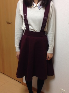 「ひざ丈スカート」｜りばーさん（メンズ・163cm）の冬コーディネート